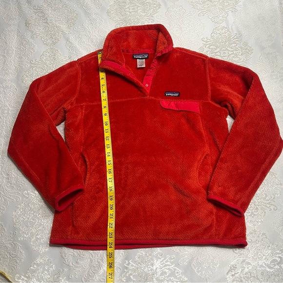 Patagonia Re-Tool Snap-T Fleece Pullover Burnt Orange Size Medium - Picture 5 of 6